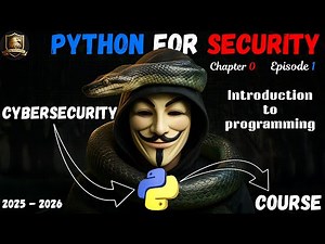 Python for Security – Introduction to Programming (Episode 1)