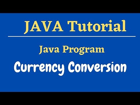 Java Program for Currency Conversion || Java Lab Programs