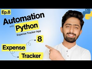 Personal Expense Tracker App For Finance | Python Automation Series epi 8