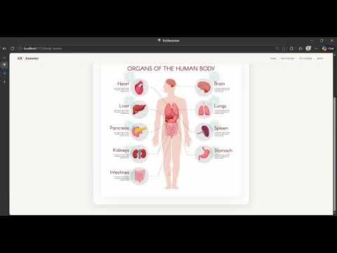 AR Anatomy Web App | Explore Human Body Systems in Augmented Reality