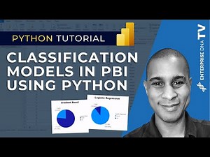 Classification Models In Power BI Using Python - Logistic Regression and Gradient Boost