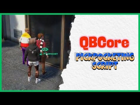 [QBCore] | QBCore Pickpocketing Script - NPC Theft, Zone Rewards & Police Alerts | FiveM Script