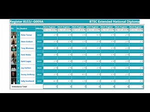 How to Create Attendance Register in JavaScript, CSS, and HTML