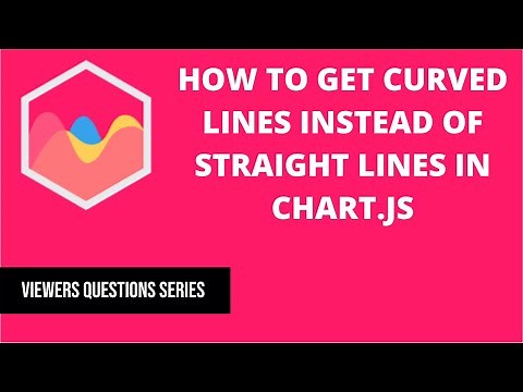 How to get curved lines instead of straight lines in Chart.js