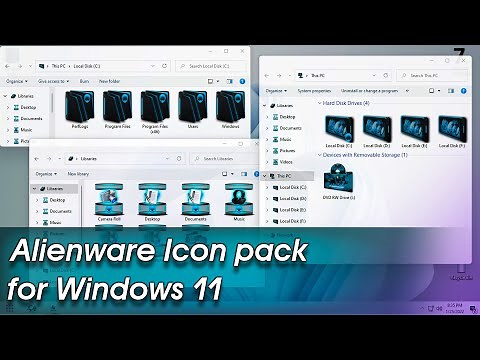 Alienware Icon Pack for Windows 11
