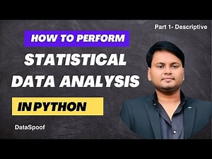 How to perform Statistical Data analysis in Python (Descriptive Statistics)