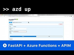 Deploying FastAPI app to Azure Functions + API Management