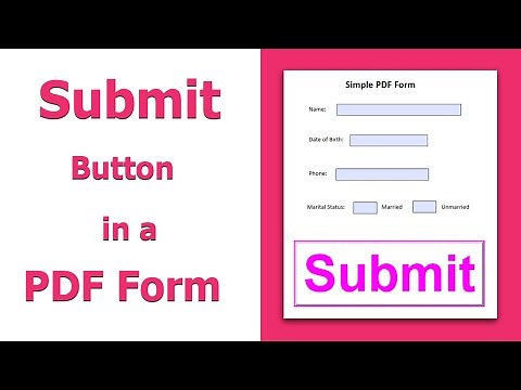 How to Add Submit Button in a Fillable PDF Form using Foxit PhantomPDF