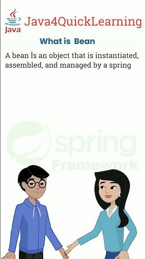 What is Bean #java #springboot #beans #javainterviewquestions #java4quicklearning