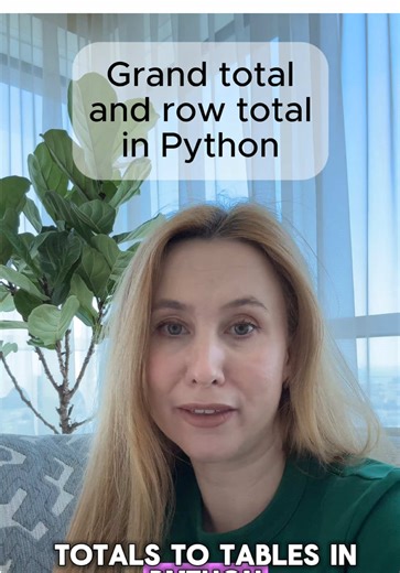 Adding Grand Totals and Row Totals in Python