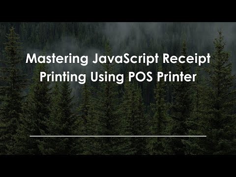 Mastering JavaScript Receipt Printing Using POS Printer