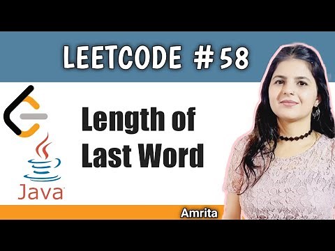 Length of Last Word | LeetCode problem 58 | Top 150 interview question series