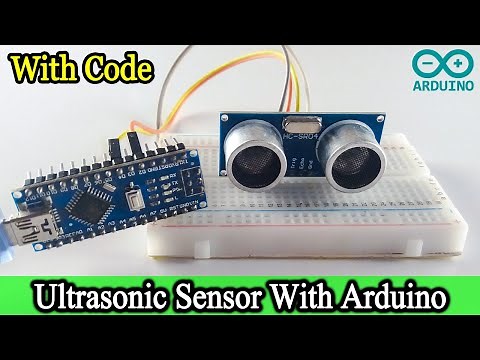 Ultrasonic sensor with code [Arduino nano project]