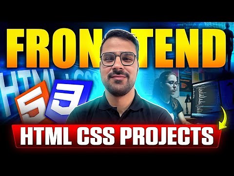 Complete HTML & CSS Frontend Project in One Shot | Full Stack Development Free Course