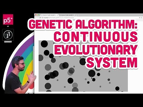 9.10: Genetic Algorithm: Continuous Evolutionary System - The Nature of Code