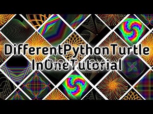 8 Amazing Python Turtle Programs with Code | Python Turtle Graphics Tutorial