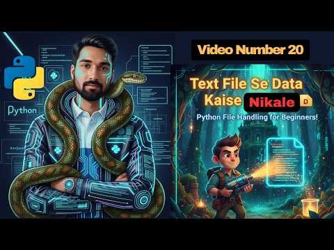 File Handling in Python – Read, Write, Save Data! 💾 | Video #20 ‪@coding_Tuition‬