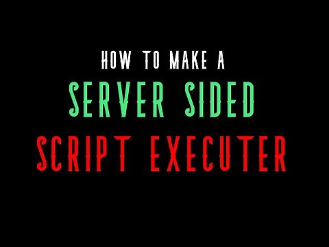 HOW TO MAKE YOUR OWN SCRIPT EXECUTOR [ROBLOX STUDIO]