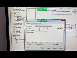 RSLOGIX5000 MSG CompactLogix to CompactLogix Ethernet Comm