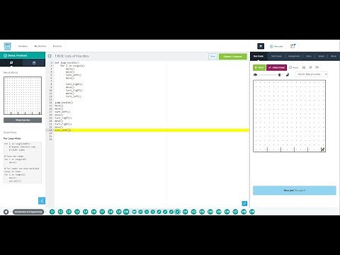 1.10.8: Lots of Hurdles codehs python