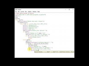 Bank ATM program in Python