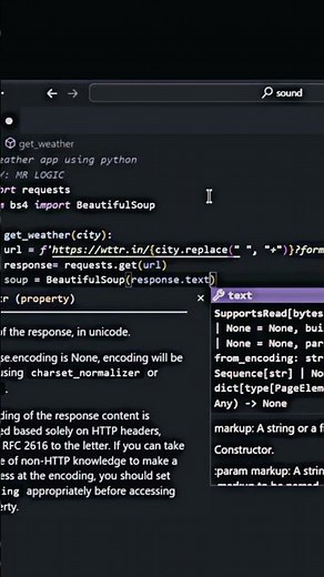 Weather app 🌧️ using python 🤯🤯🔥 #coding
