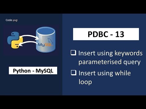 Python MySQL Execute Parameterized Query for Dynamic Program | Python MySQL Tutorial