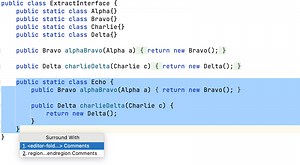 Create an Editor Fold