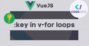 How & Why to use the "key" attribute in VueJS v-for loops