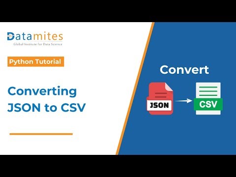 How to Converting JSON to CSV in Python | Datamites