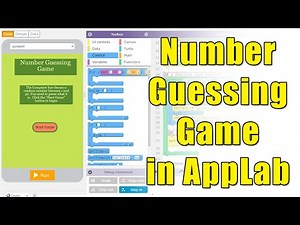 Create a Number Guessing Game in AppLab
