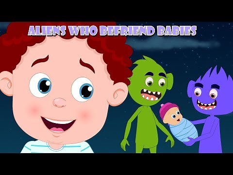 Aliens Who Befriend Babies | Schoolies Cartoons | Nursery Rhymes & Children Songs - Kids Channel