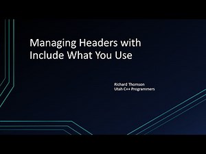 Managing Headers with Include What You Use