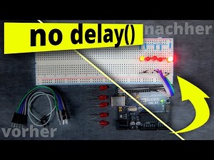 Chasing light without delay! LED chasing light with millis() [Arduino for beginners] Learn C++ pr...