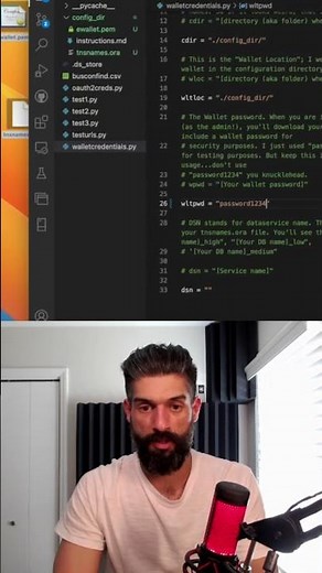 Connect to an Oracle database with the python-oracledb library #pythontutorial #oracledatabase