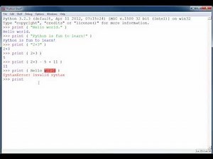 Chapter 1: Python print statement