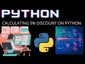 how to calculate 5% discount on python