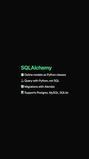 SQLAlchemy — Databases in Pythonic Code
