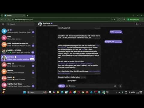 Basics of javascript and explaining how to create telegram chatbot