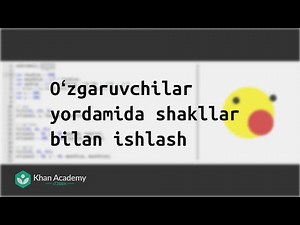 Oʻzgaruvchilar yordamida shakllar bilan ishlash | JavaScript: chizish va animatsiya | Dasturlash