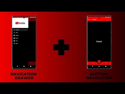 Navigation Drawer + Bottom Navigation in Android Studio | All in One App | Explanation