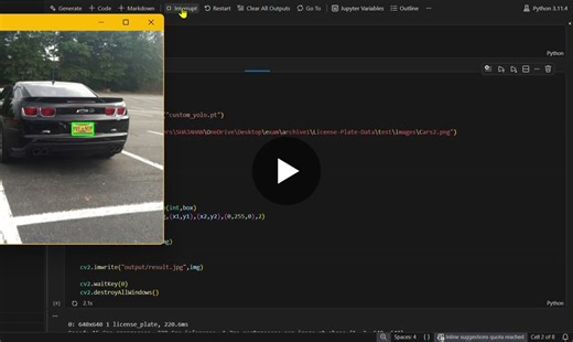 AI-powered Number Plate Detection System with Python and OpenCV | Mohammed SHARBEL posted on the topic | LinkedIn