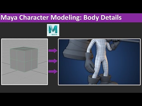 Maya Modeling Tutorial: Body Details