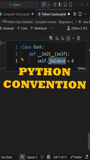 Encapsulation in Python – Simple Meaning #python #pythontutorial #artificialintelligence