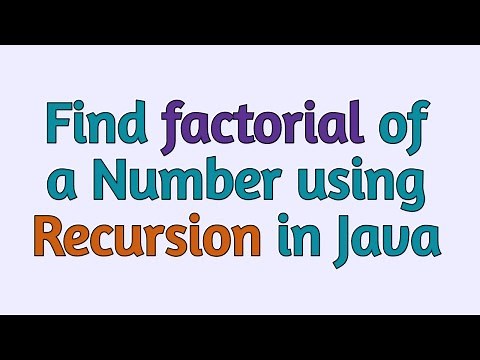 Find Factorial of A Number Using Recursion in Java || Easy Way || 2 mins