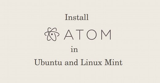 How to Install Atom Editor & IDE on Linux