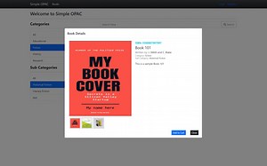 Simple Online Public Access Catalog (OPAC) using PHP and SQLite Free Source Code