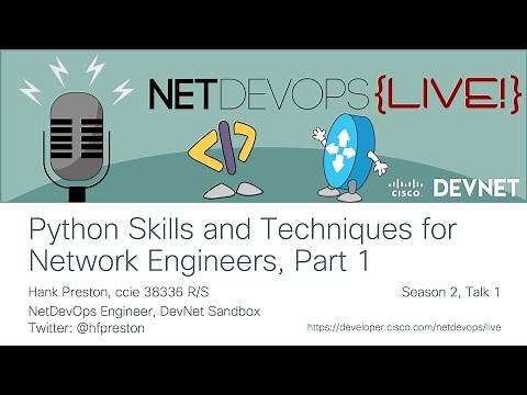 Python Skills and Techniques for Network Engineers, Part 1