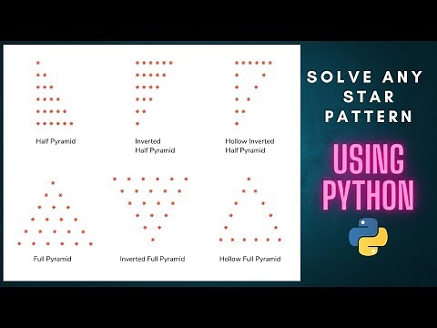Solve any star pattern in Python