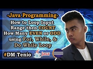 How to Loop Input Range then COUNT How Many EVEN or ODD using For, While, and Do While Loop in Java